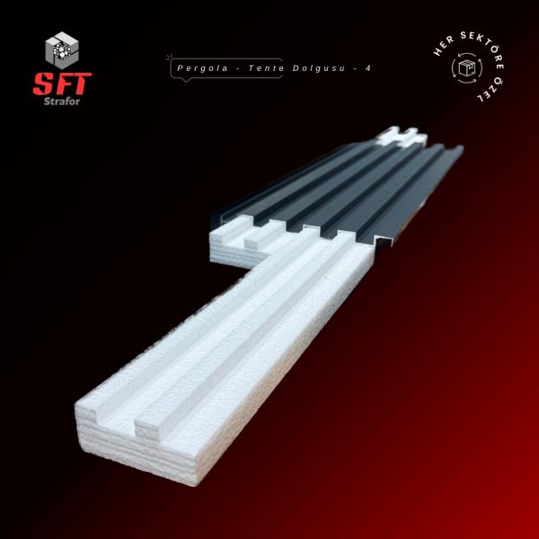 Hareketli Çatı Sistemleri İçin Özel Kesim Strafor Dolgu - Kademeli (Dişli) Kesim