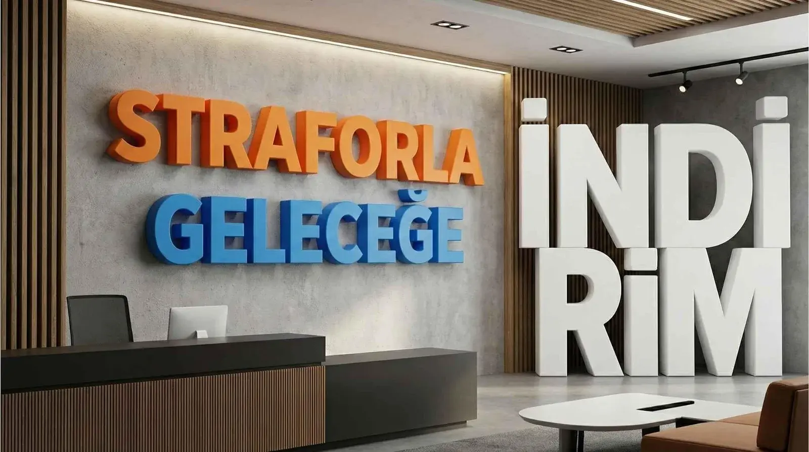 Strafor logo, tabela ve 3D dekorlar