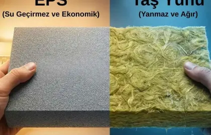Mantolamada Büyük Derbi: Strafor (EPS) mu, Taşyünü mü? Hangisini Seçmelisiniz?