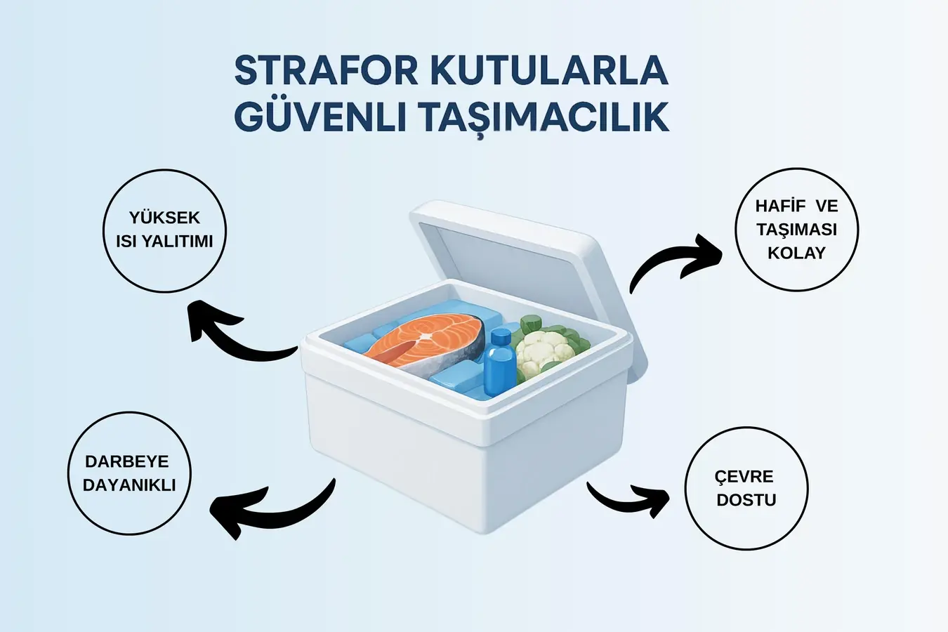 Soğuk zincir taşımacılığında strafor kutuların rolü