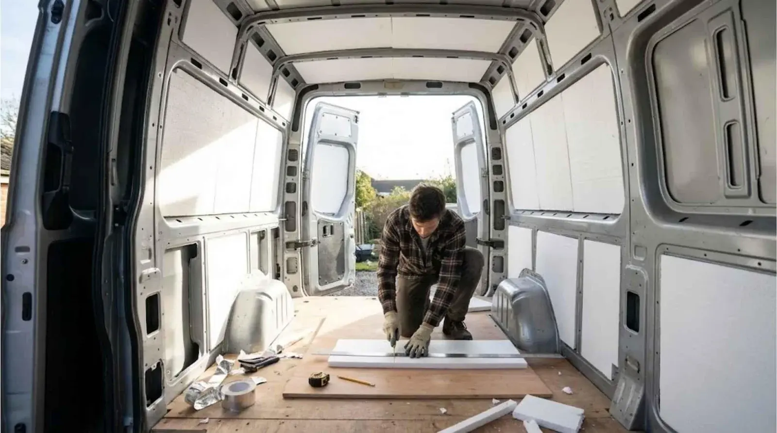 Karavan ve panelvan yalıtımı için strafor EPS levha