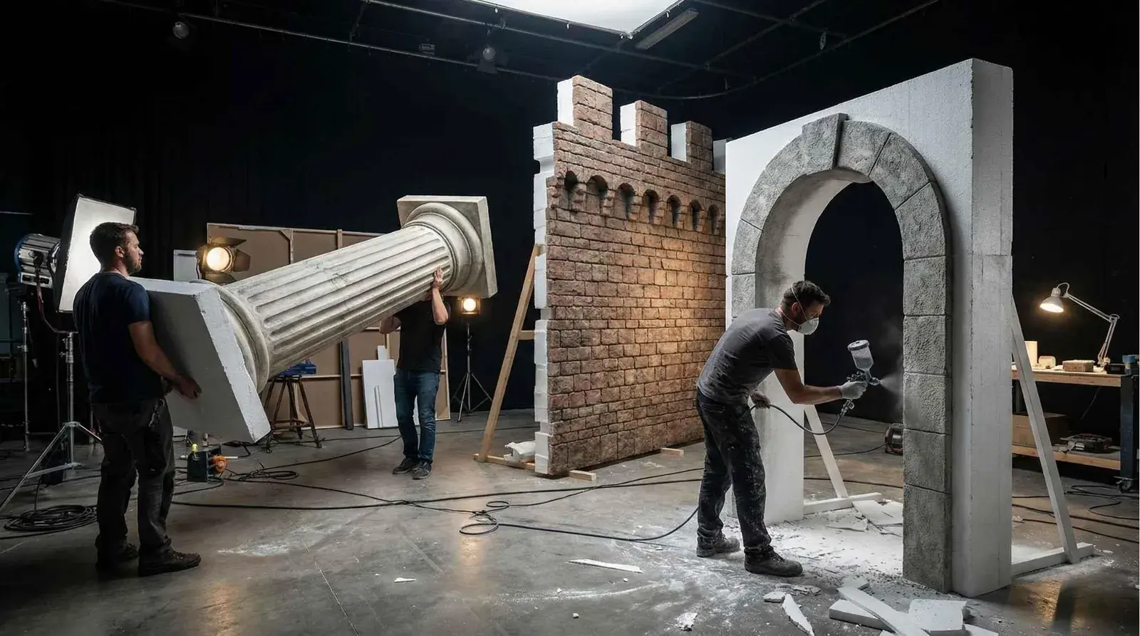 Sinema ve tiyatro için 2D CNC strafor dekor ve mimari kesim