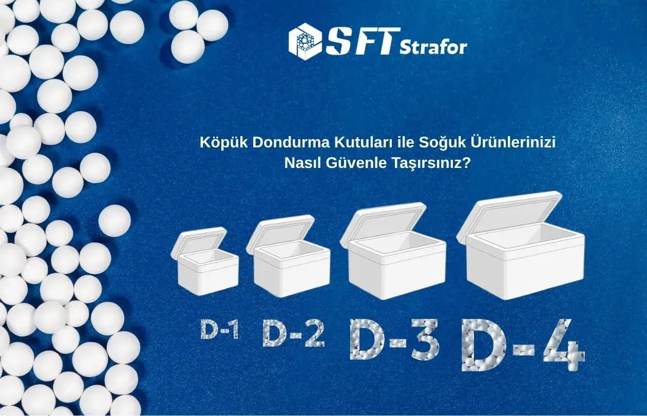 Köpük dondurma kutuları ile soğuk ürün taşıma