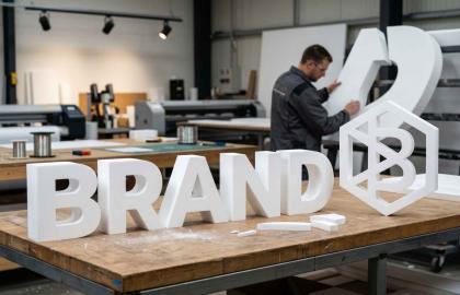 Markanızı Devasa Boyutlara Taşıyın: 2D CNC Strafor Harf ve Şekil Kesim Çözümleri