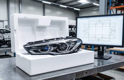 Otomotiv Yan Sanayisinde Özel Kesim Ambalaj: PDF ve DXF Çizimlerinden CNC Üretime