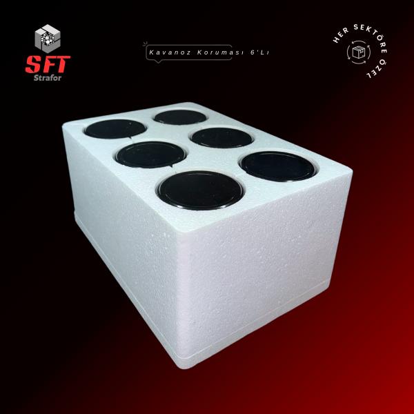 Kavanoz Koruma Kutusu 6'Lı