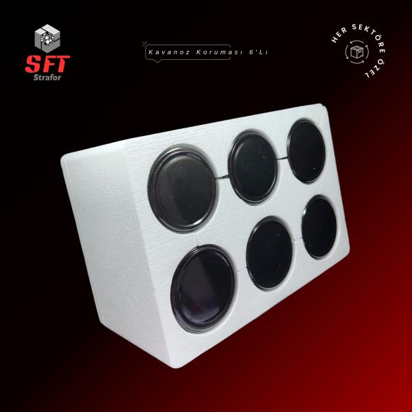 Kavanoz Koruma Kutusu 6'Lı