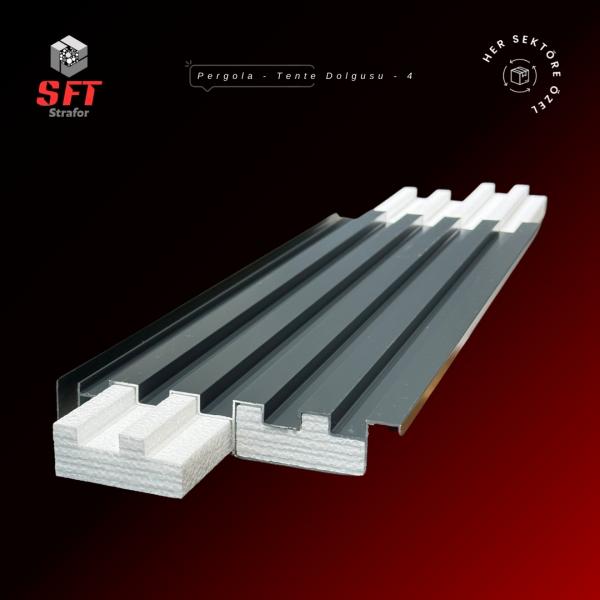 Hareketli Çatı Sistemleri İçin Özel Kesim Strafor Dolgu - Kademeli (Dişli) Kesim